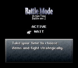 active/wait screen